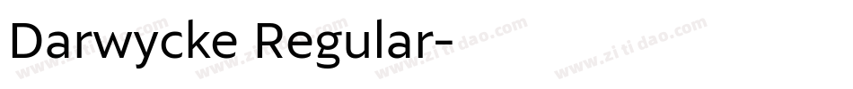 Darwycke Regular字体转换